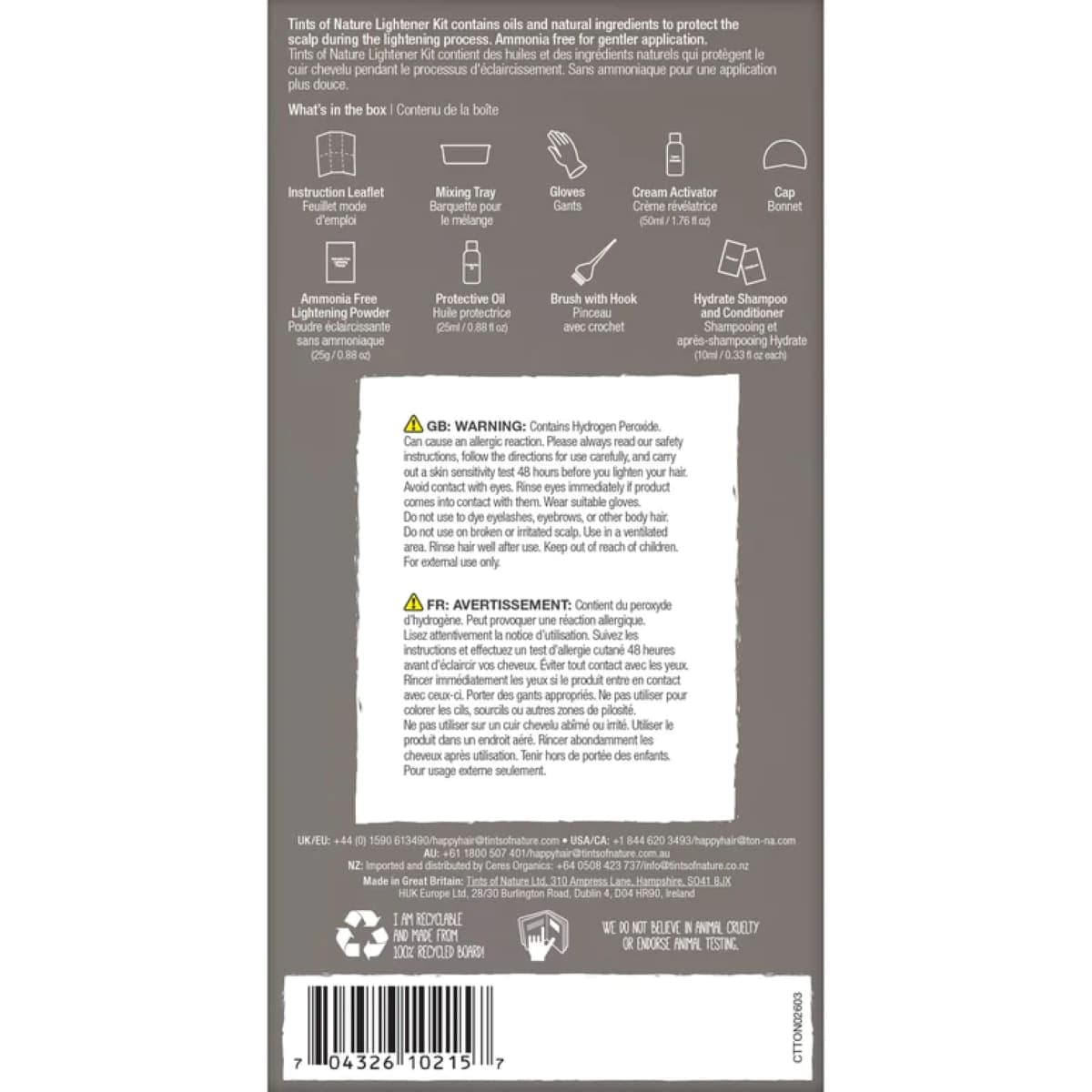 Thumbnail Tints of Nature Amonia Free 3 in 1 Lightener Kit