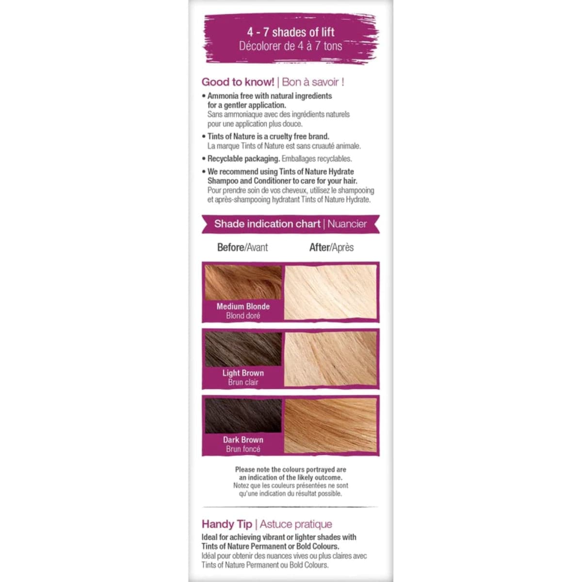 Thumbnail Tints of Nature Amonia Free 3 in 1 Lightener Kit