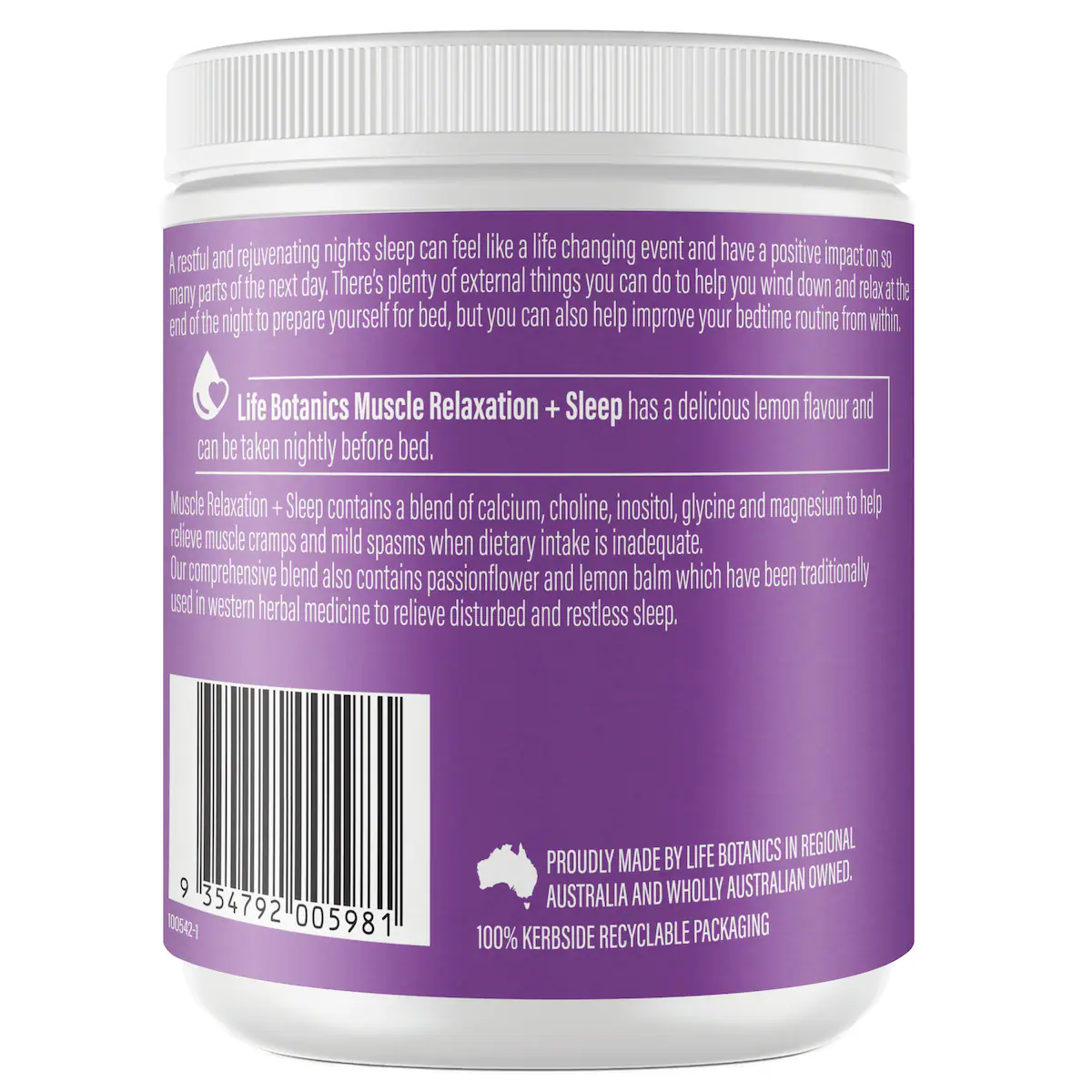 Thumbnail Life Botanics High Strength Magnesium + Sleep 150g