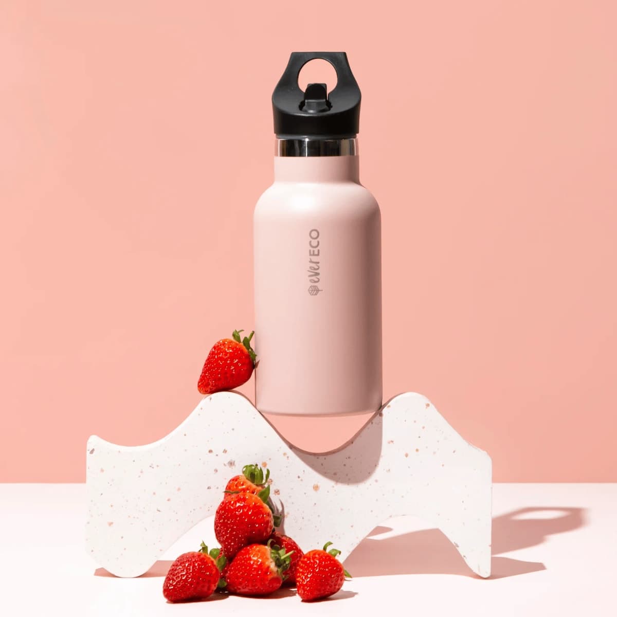 Thumbnail Ever Eco Insulated Stainless Steel Bottle Rose Sip Lid 350ml