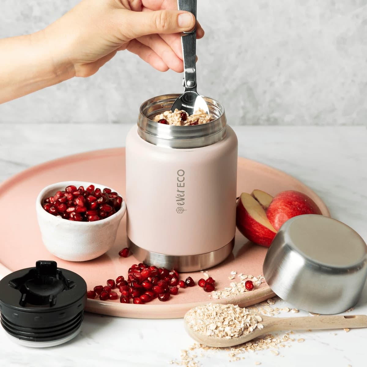 Thumbnail Ever Eco Insulated Stainless Steel Food Jar Onyx 500ml