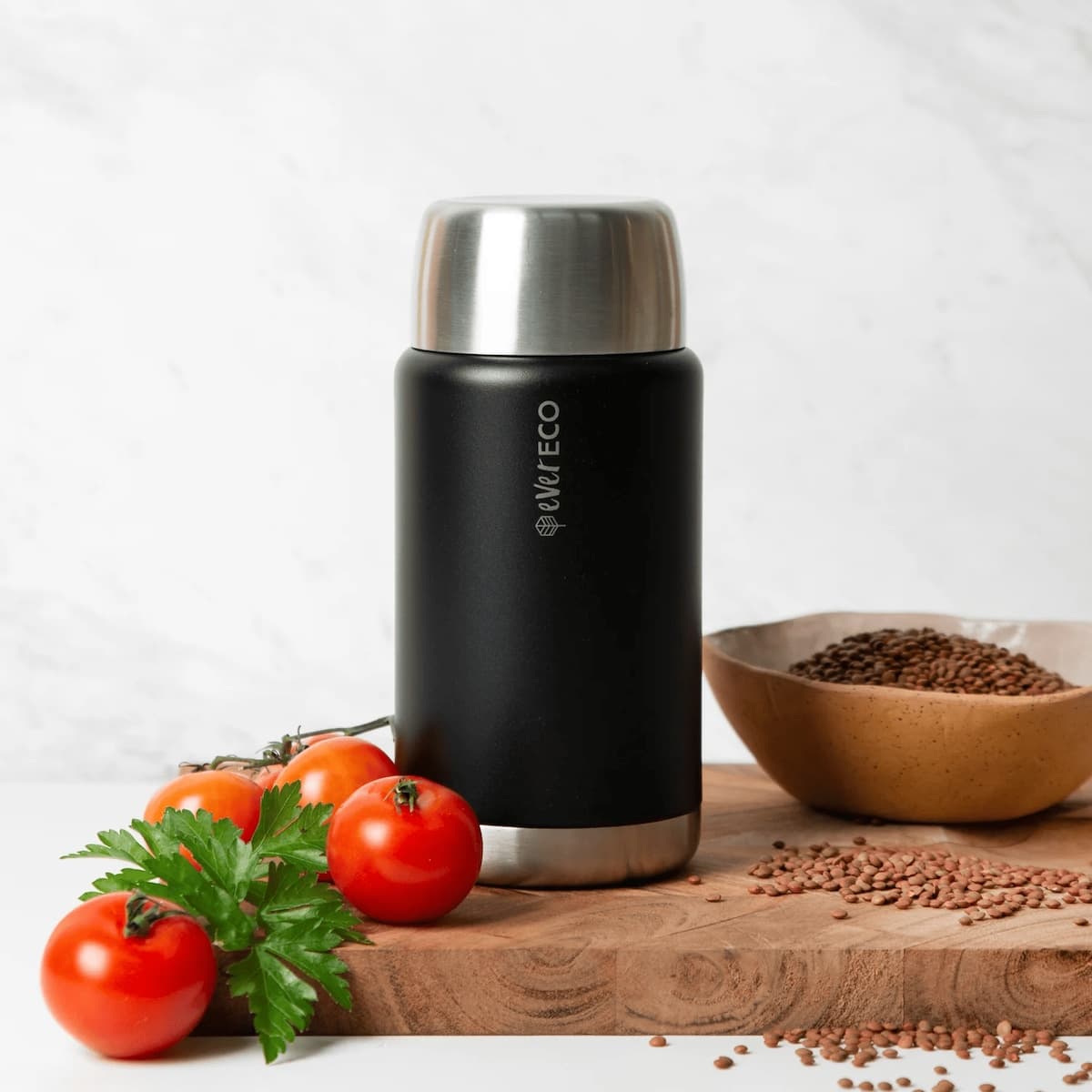 Thumbnail Ever Eco Insulated Stainless Steel Food Jar Onyx 800ml