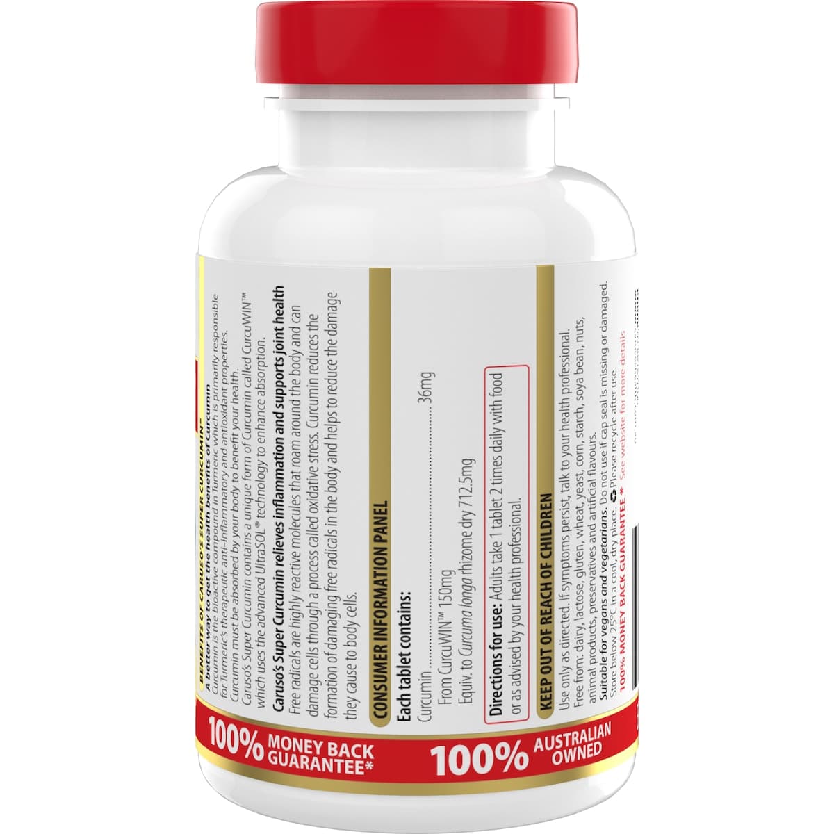 Thumbnail Carusos Super Curcumin 90 Tablets