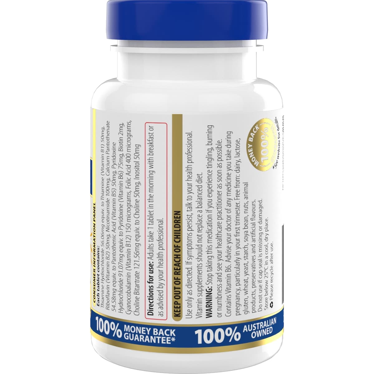 Thumbnail Carusos Mega B Complex 60 Tablets