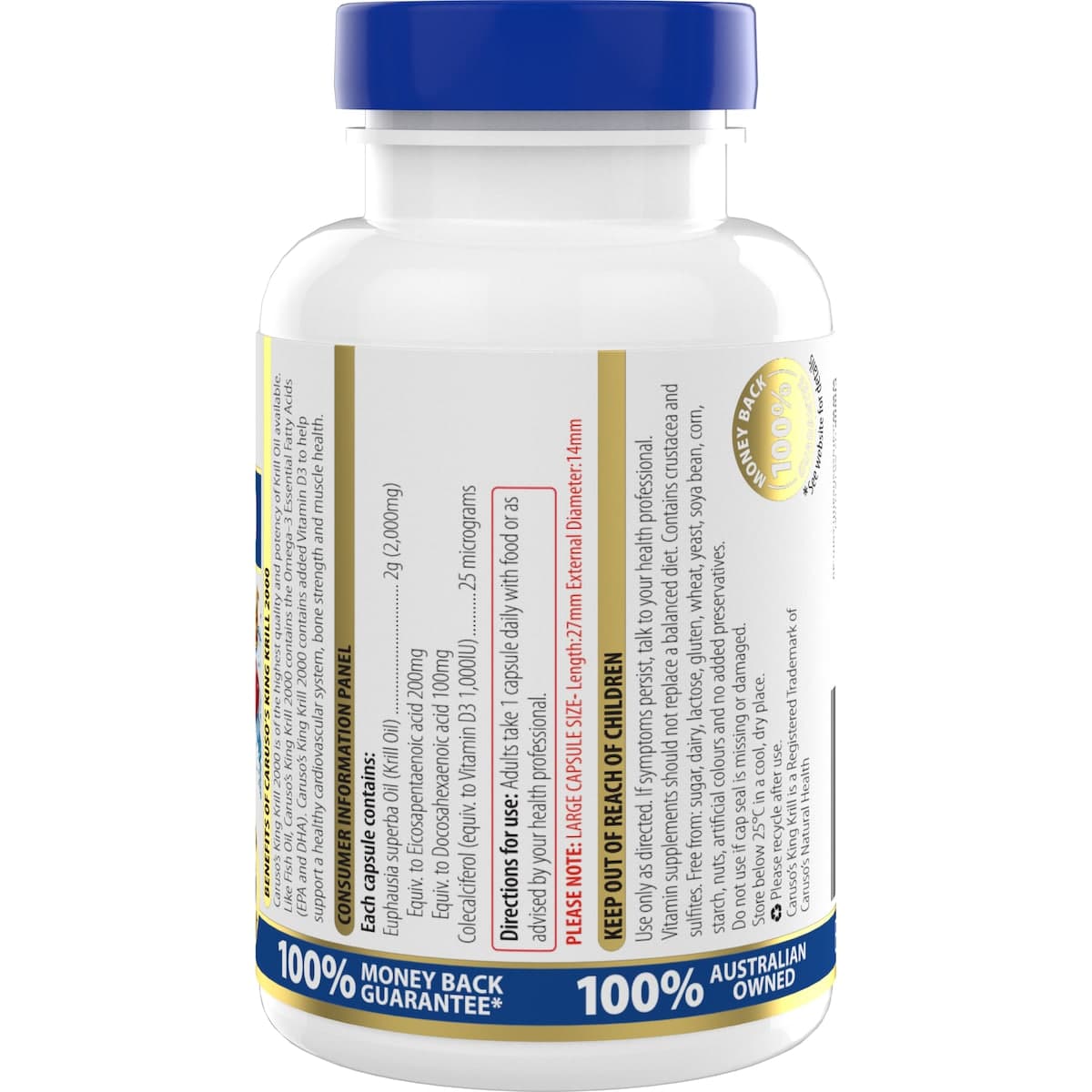 Thumbnail Carusos King Krill 2000mg 30 Capsules
