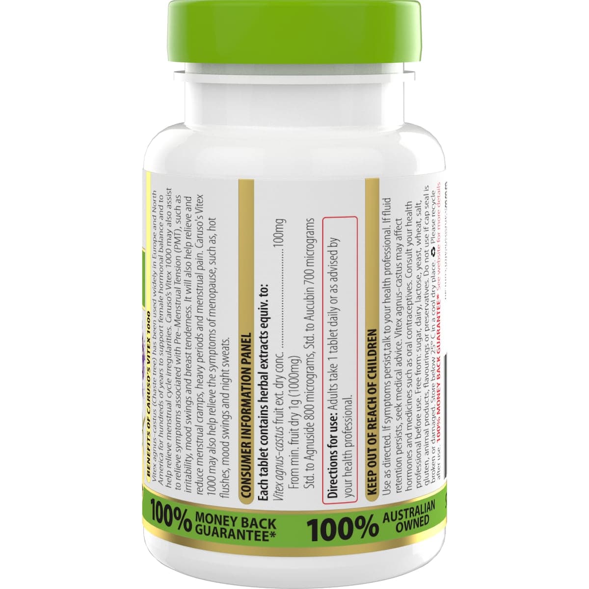 Thumbnail Carusos Vitex 1000mg 60 Tablets