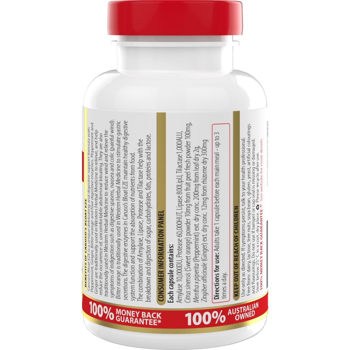 Thumbnail Carusos Bloat EZE 60 Capsules