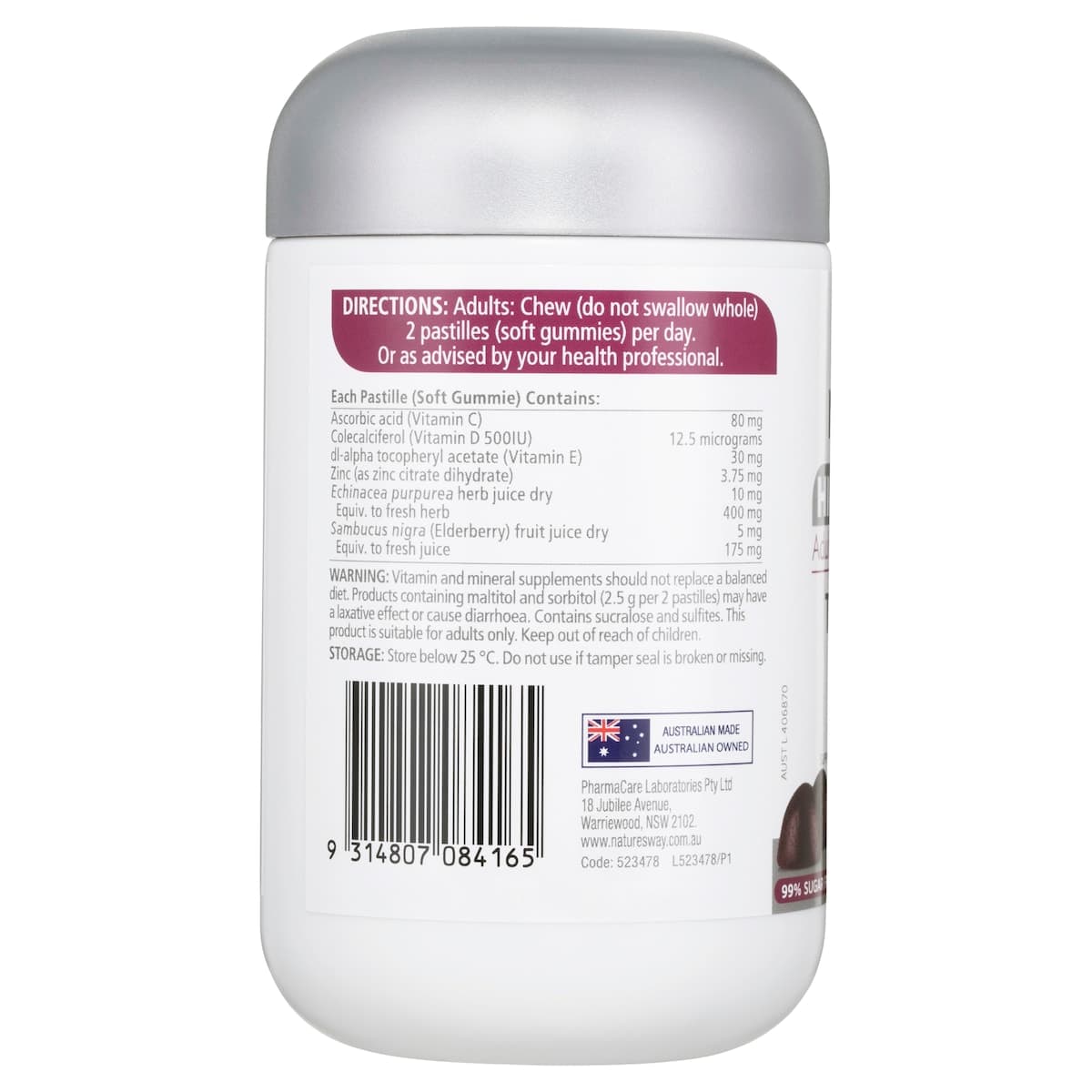 Thumbnail Nature's Way High Strength Adult Vita Gummies Triple Immune 50 Pack