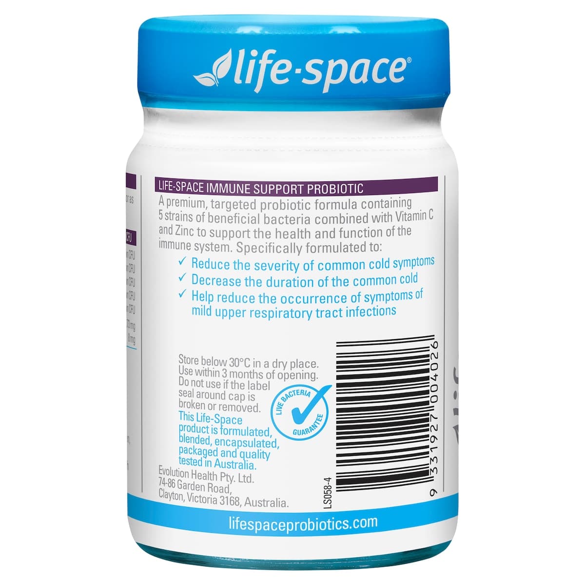 Thumbnail Life-Space Immune Support Probiotic 60 Capsules