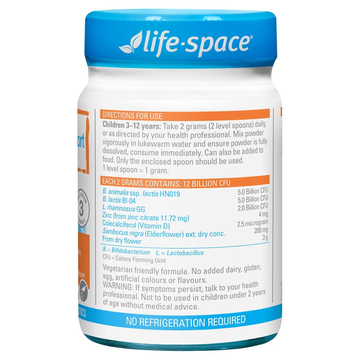 Thumbnail Life-Space Children Immune Support Probiotic Powder 60g