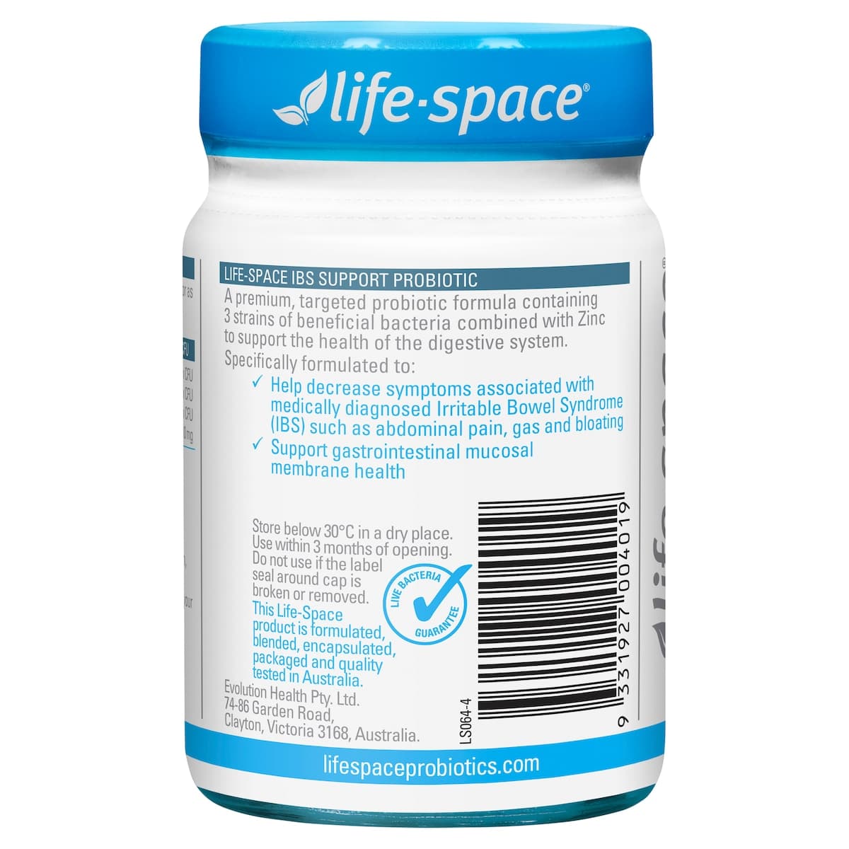 Thumbnail Life-Space IBS Support Probiotic 30 Capsules