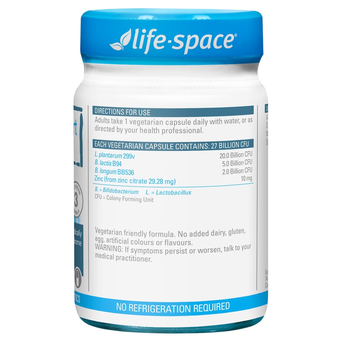 Thumbnail Life-Space IBS Support Probiotic 30 Capsules