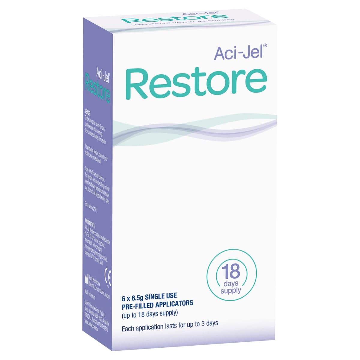 Thumbnail Aci-Jel Restore Vaginal Moisturiser 6 x 6.5g Pre-filled Applicators