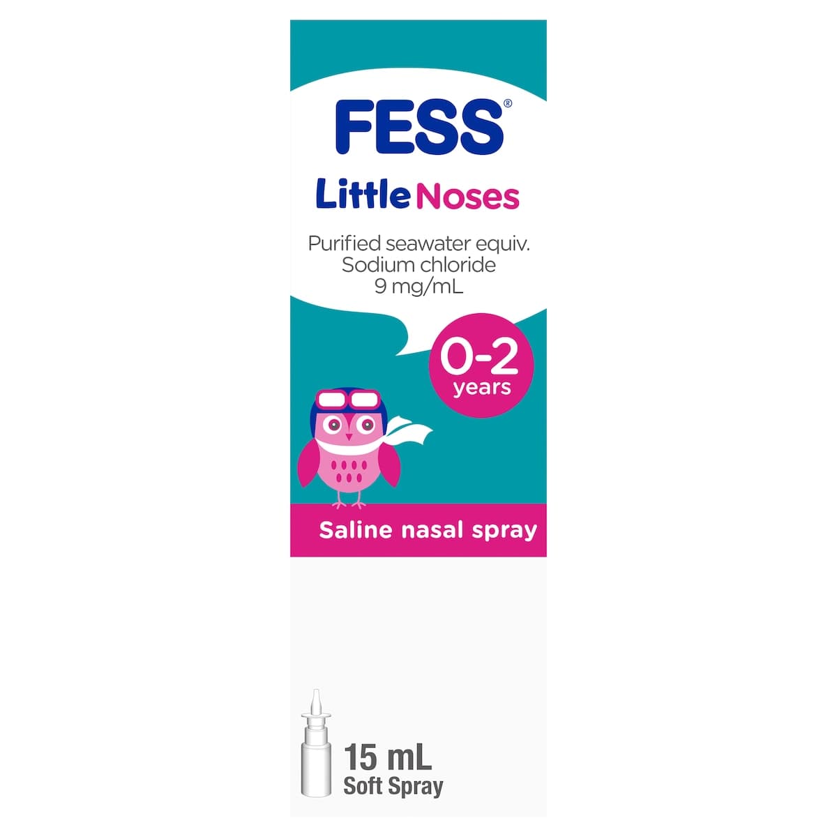 Thumbnail Fess Little Noses Saline Nasal Spray 15ml