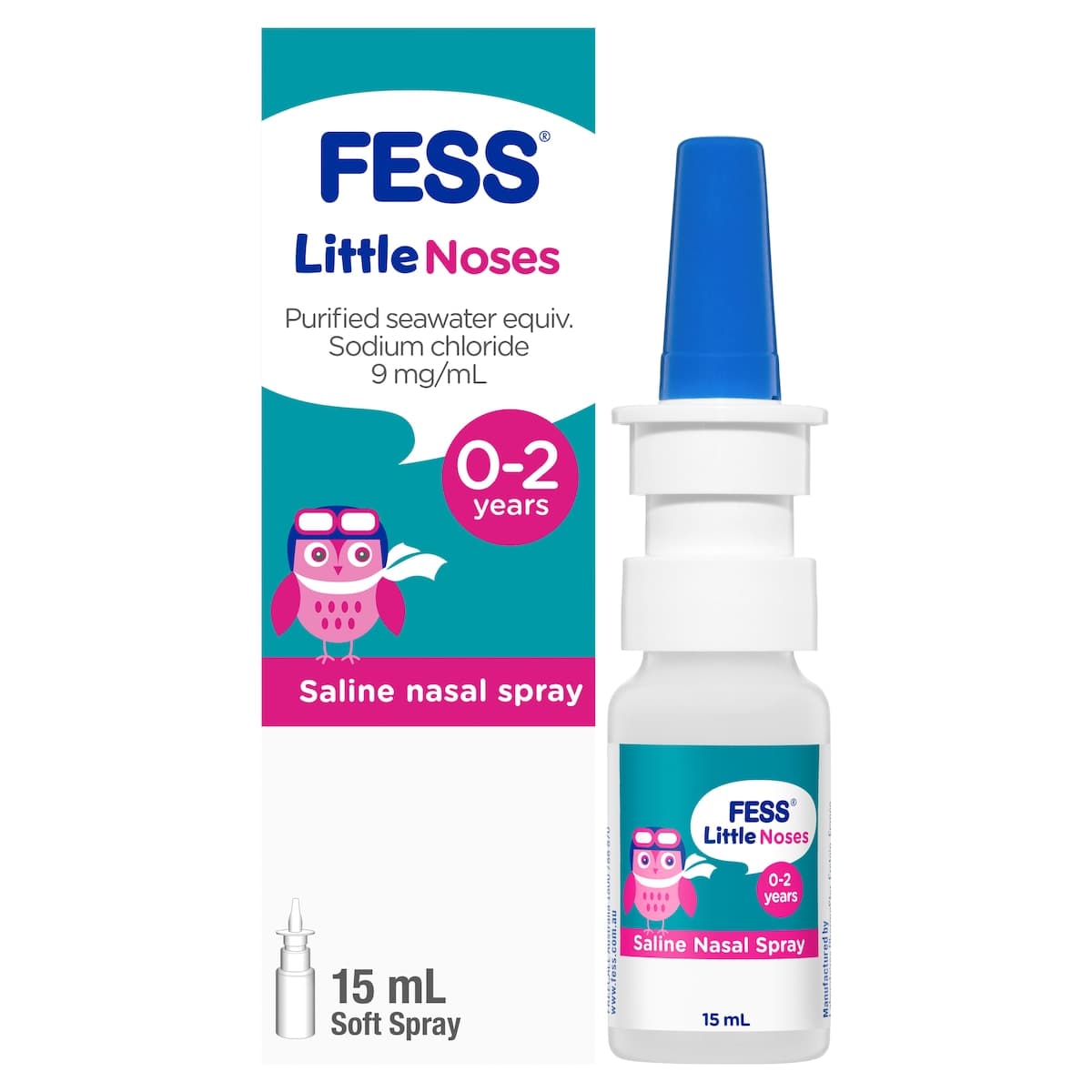 Thumbnail Fess Little Noses Saline Nasal Spray 15ml
