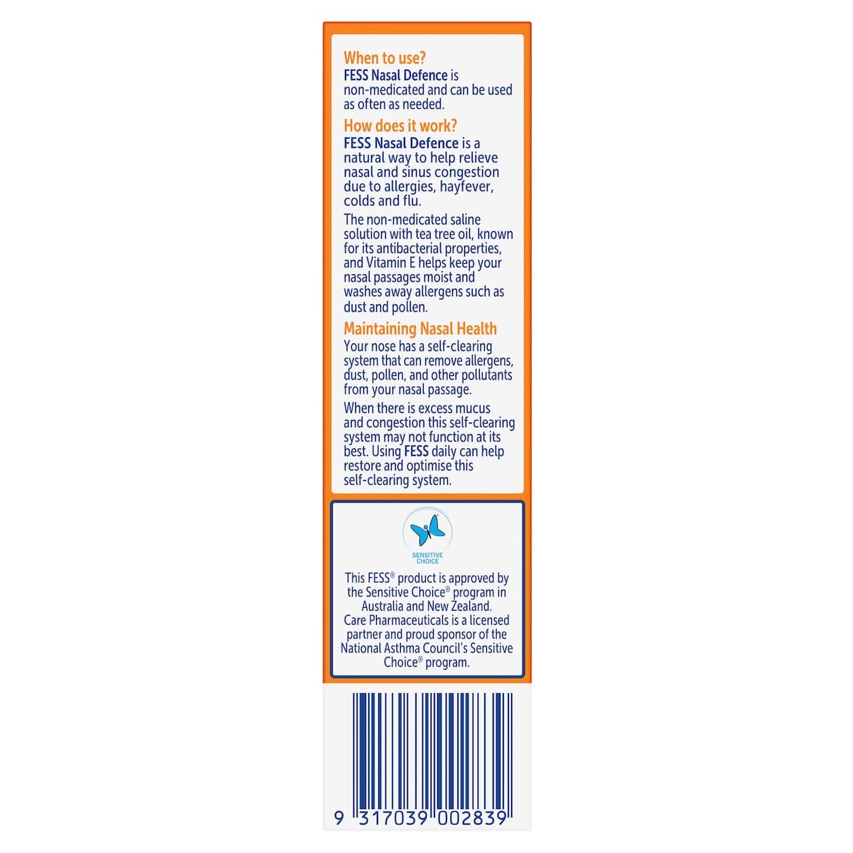 Thumbnail Fess Nasal Defence Spray 30ml