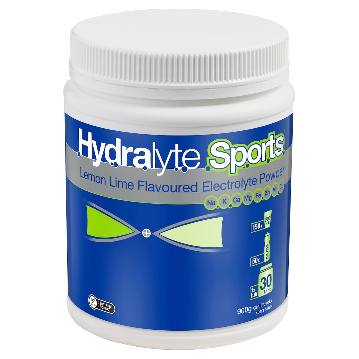 Thumbnail Hydralyte Sports Electrolyte Powder Lemon Lime  900g