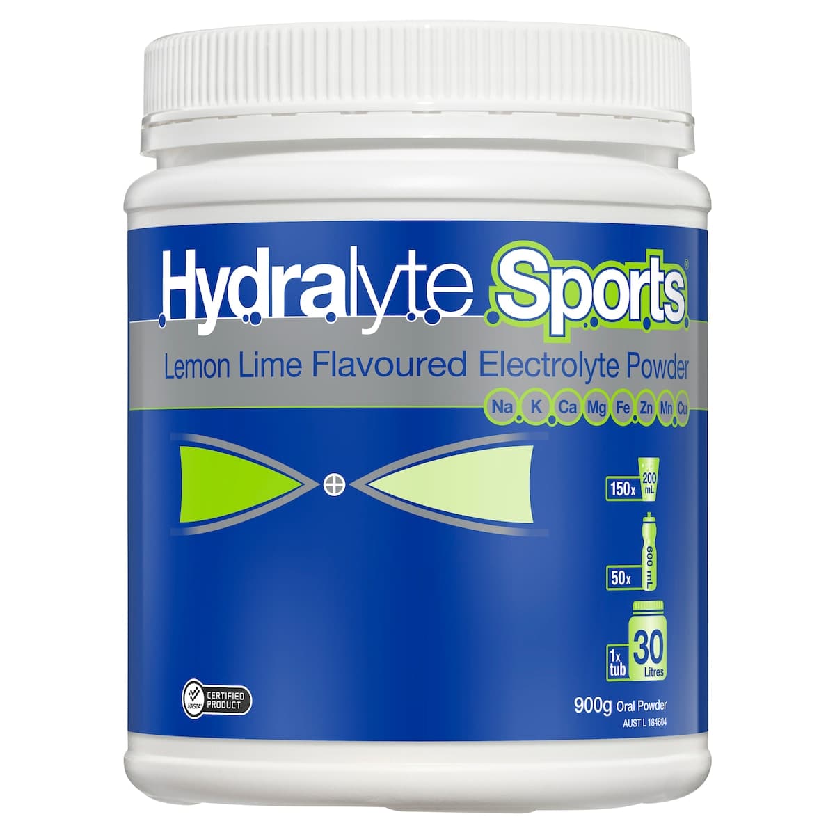 Thumbnail Hydralyte Sports Electrolyte Powder Lemon Lime  900g