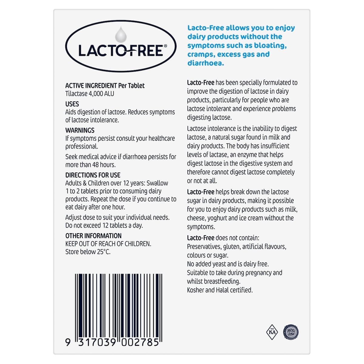 Thumbnail Lacto-Free Tilactase 4000 - 100 Tablets