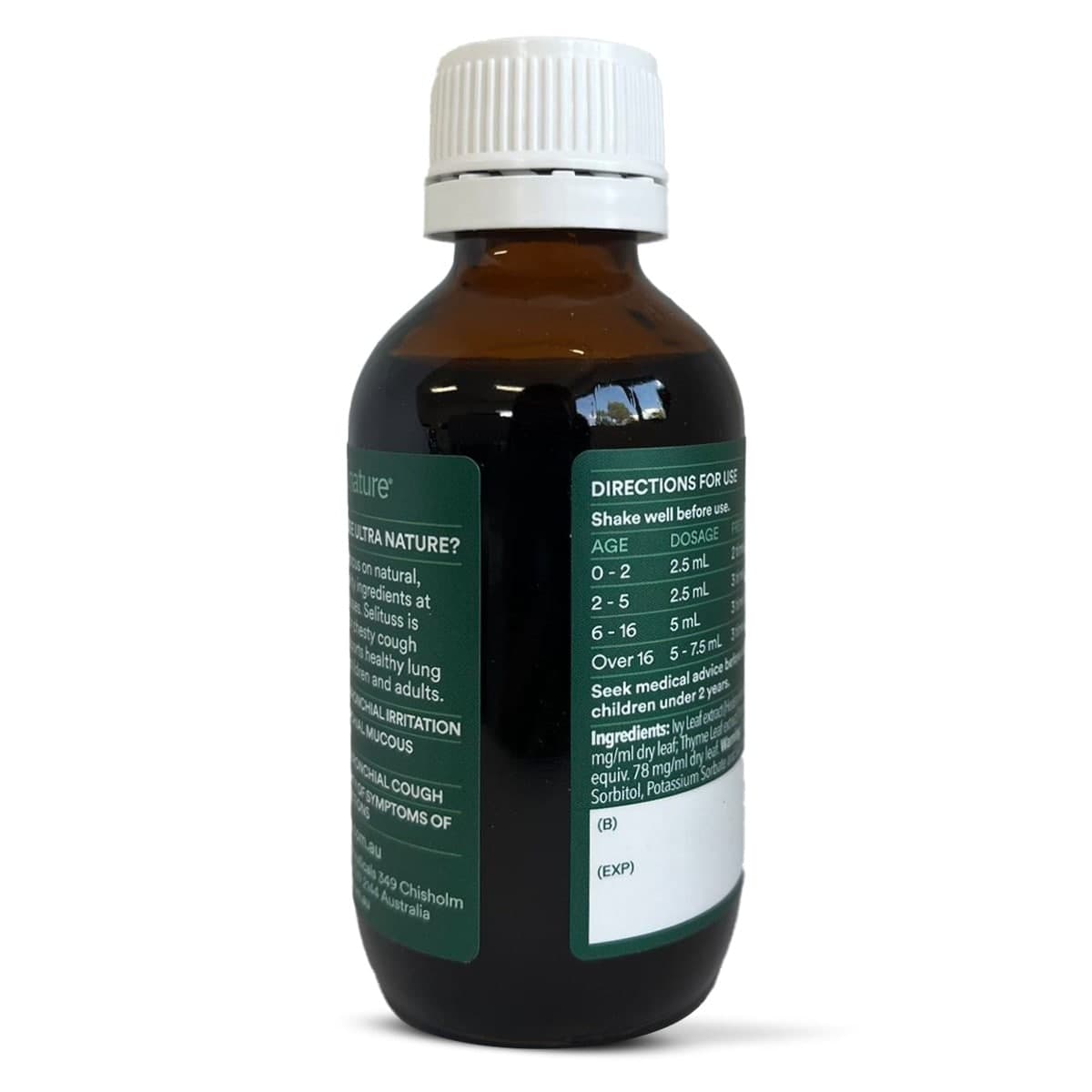 Thumbnail Ultra Nature Selituss Chesty Cough Relief 100ml