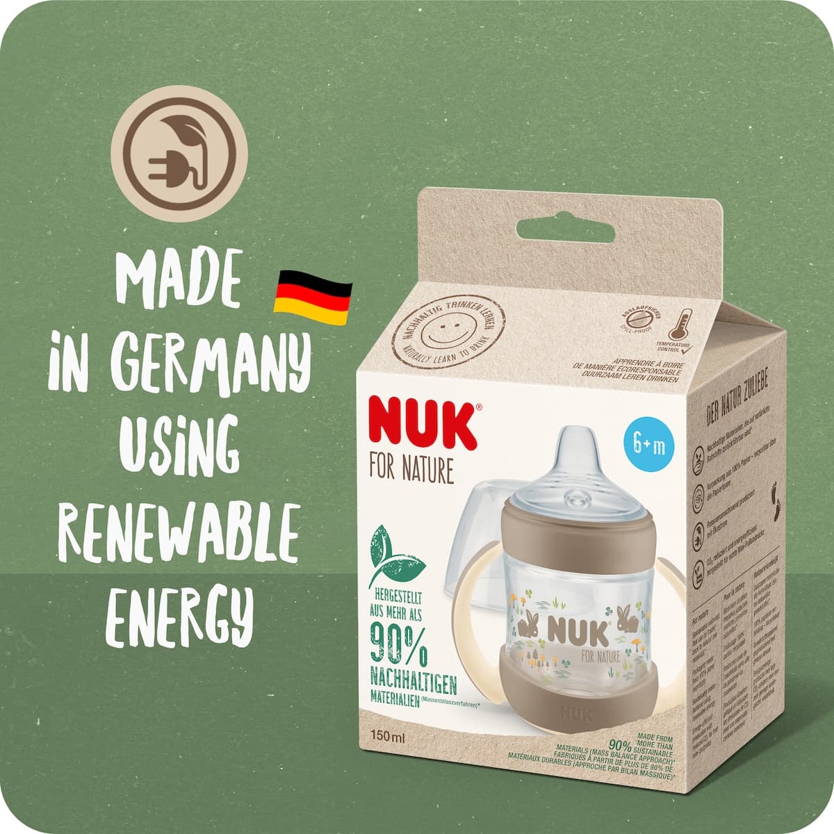Thumbnail NUK For Nature Sippy Cup 6-18 Months 150ml