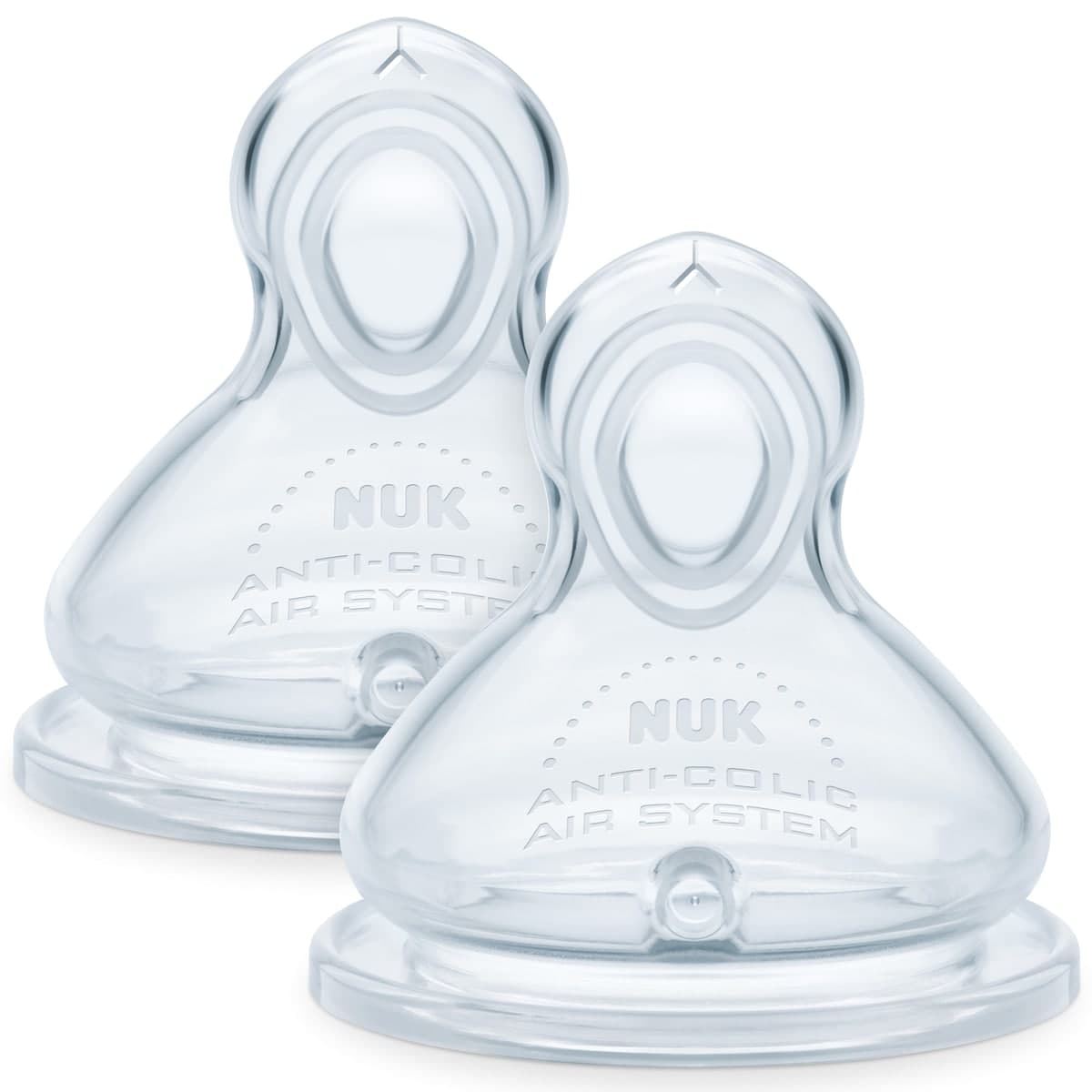 Thumbnail NUK First Choice+ Flow Control Silicone Teat 6-18 months 2 Pack
