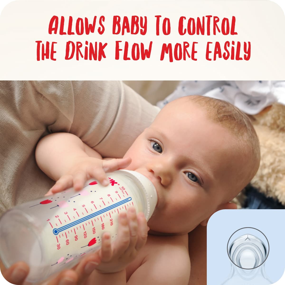 Thumbnail NUK First Choice+ Flow Control Silicone Teat 6-18 months 2 Pack