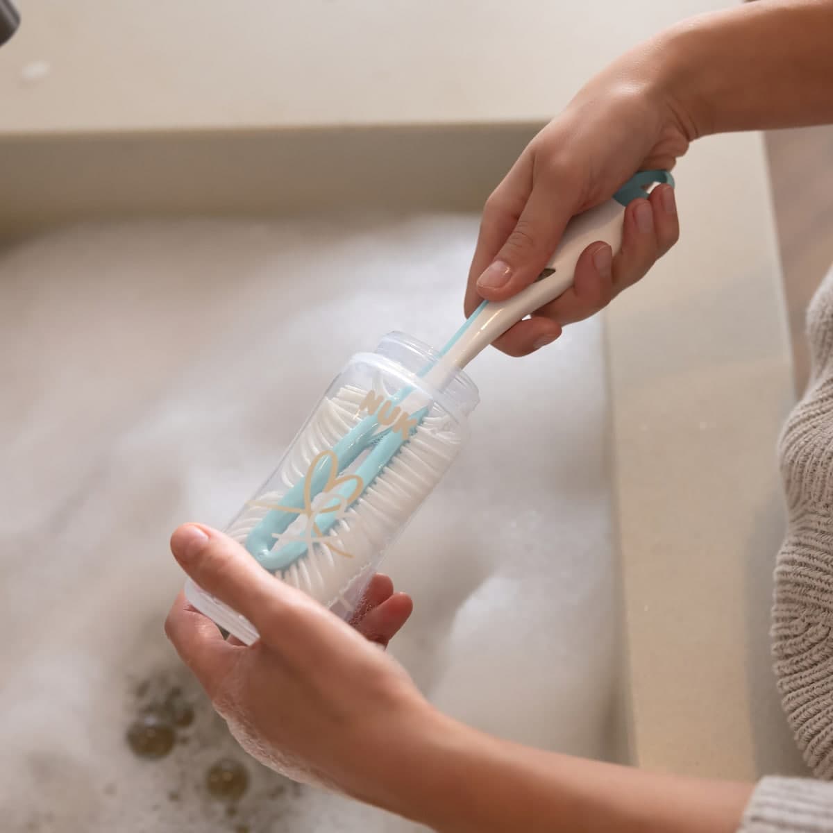 Thumbnail NUK 2-in-1 Flexible Bottle and Teat Cleaning Brush