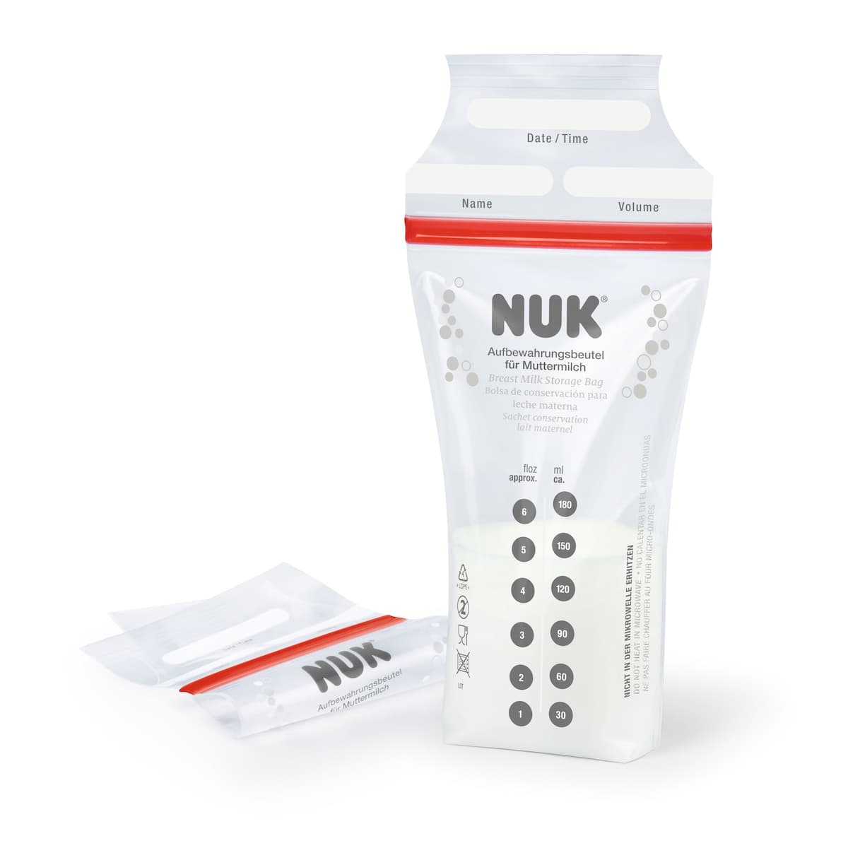 Thumbnail NUK Breast Milk Storage Bags 180ml 25 Pack