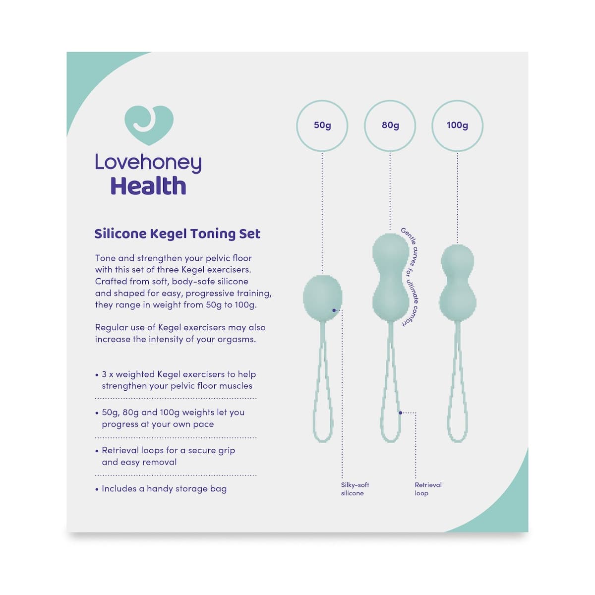 Thumbnail Lovehoney Health Silicone Kegel Training Set