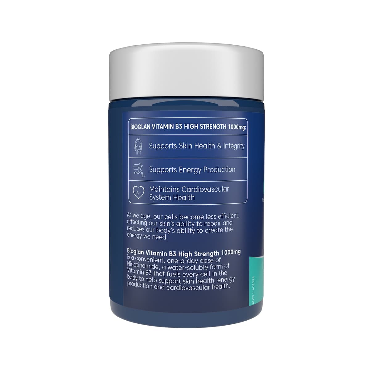 Thumbnail Bioglan Vitamin B3 1000Mg 60 Tablets