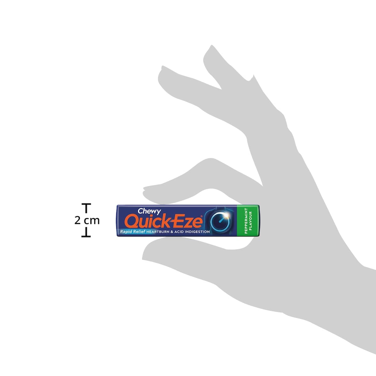 Thumbnail Quick-Eze Chewy Peppermint Antacid Tablets 8 Pack