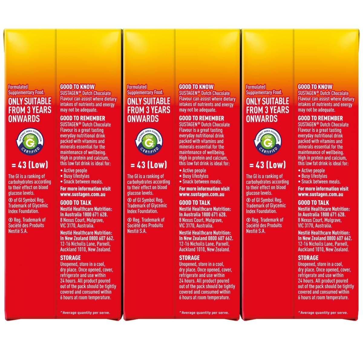 Thumbnail Sustagen High Protein Ready to Drink Dutch Chocolate 250ml