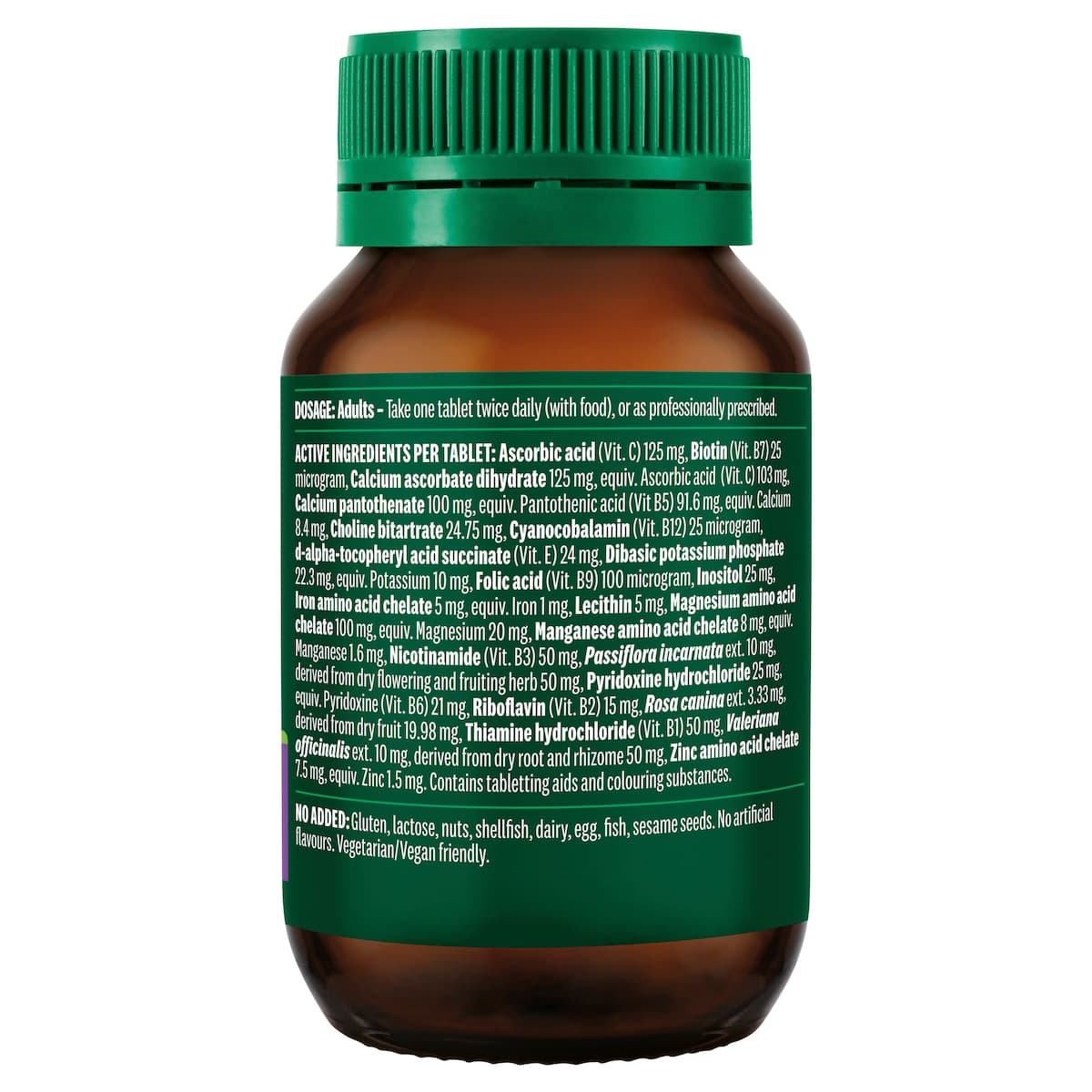 Thumbnail Thompsons B Complex Plus Herbs 60 Tablets