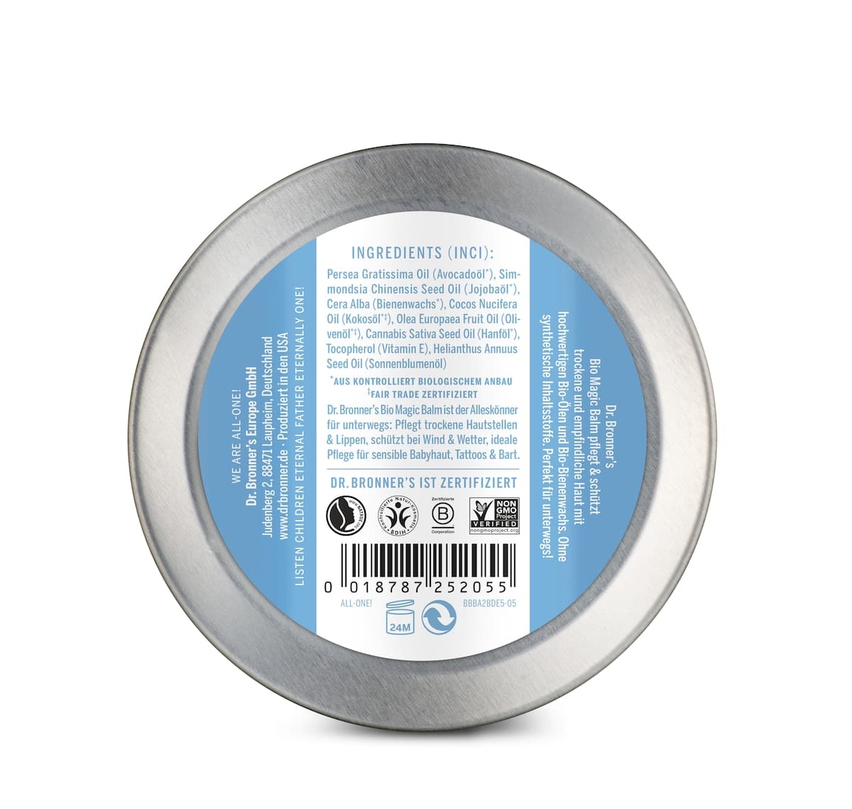 Thumbnail Dr Bronner's Unscented Organic Magic Balm 57g