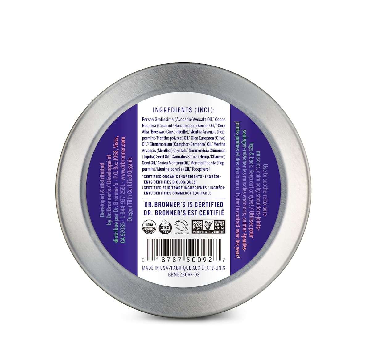 Thumbnail Dr Bronner's Arnica Menthol Organic Magic Balm 57g