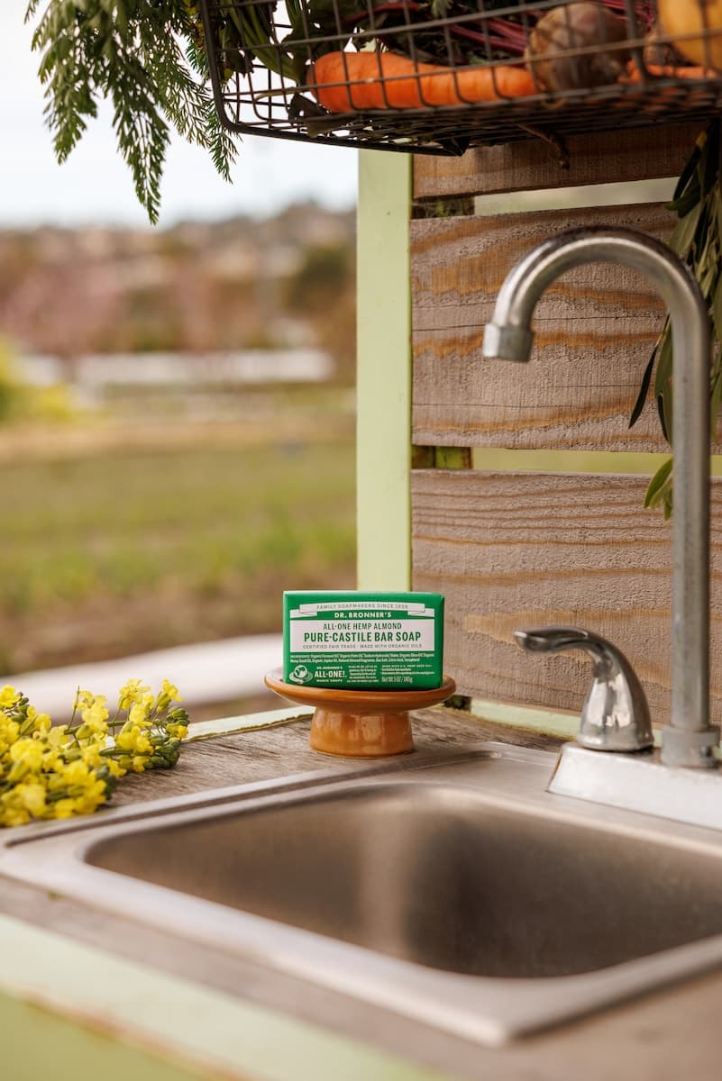 Thumbnail Dr Bronner's Pure Castile Magic Bar Soap Almond 140g