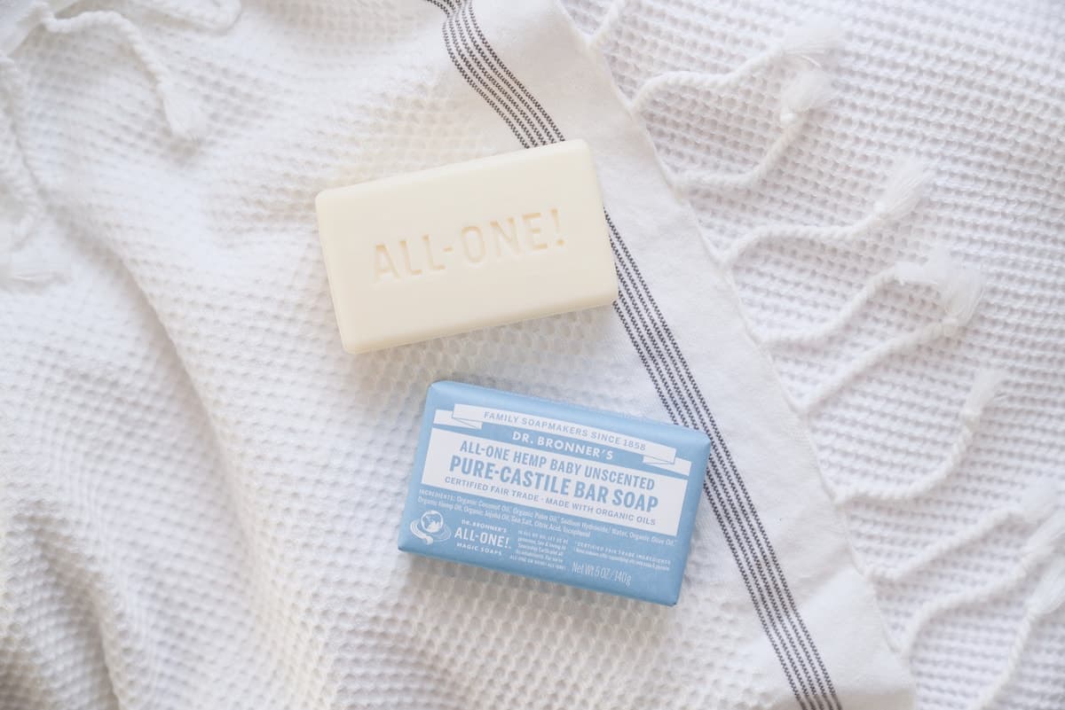 Thumbnail Dr Bronner's Pure Castile Magic Bar Soap Baby Unscented 140g