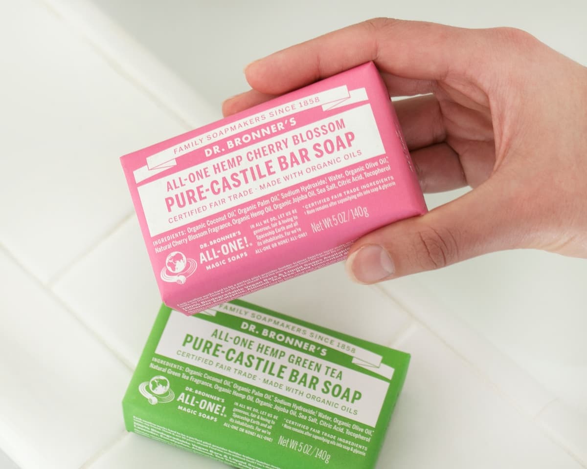 Thumbnail Dr Bronner's Pure Castile Magic Bar Soap Cherry Blossom 140g