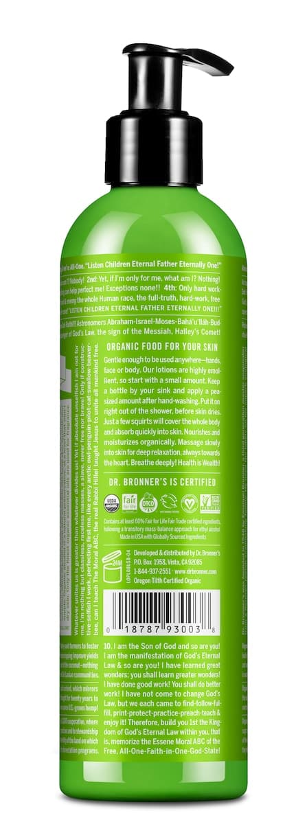 Thumbnail Dr Bronner's Organic Hand & Body Lotion Patchouli Lime 237ml