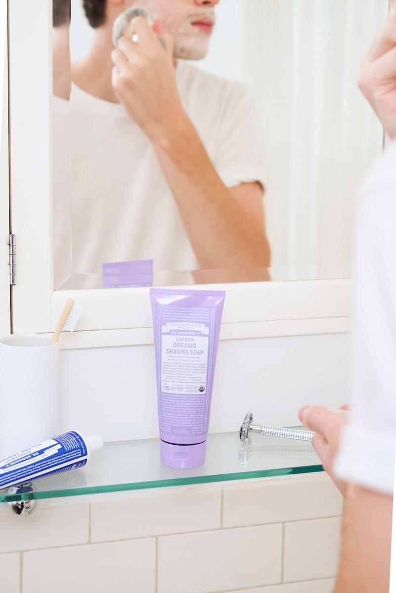 Thumbnail Dr Bronner's Organic Shaving Soap Lavender 208ml