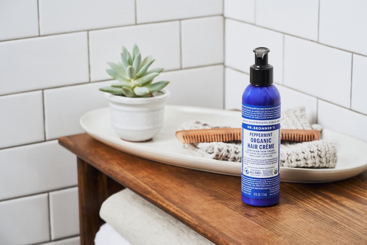 Thumbnail Dr Bronner's Peppermint Organic Hair Creme 177ml