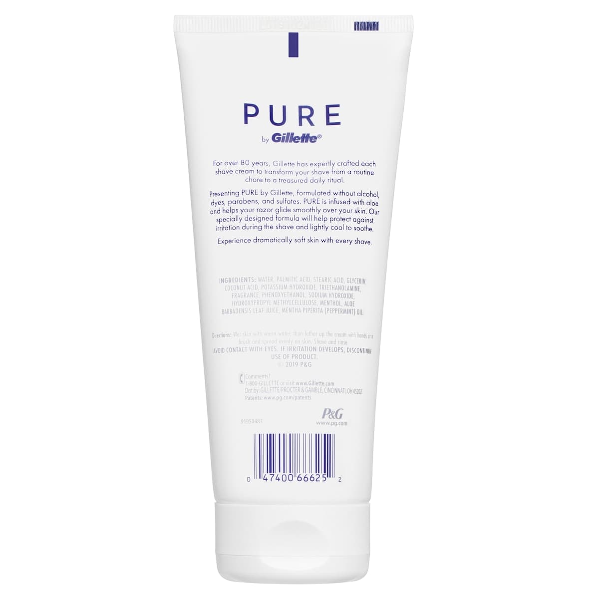 Thumbnail Gillette Men Pure Shave Cream with Aloe