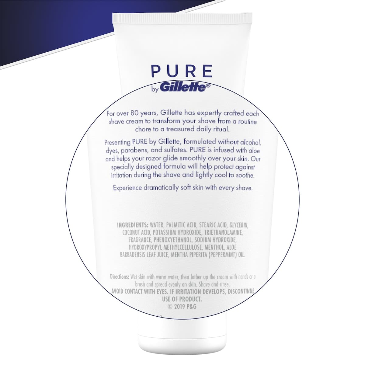 Thumbnail Gillette Men Pure Shave Cream with Aloe