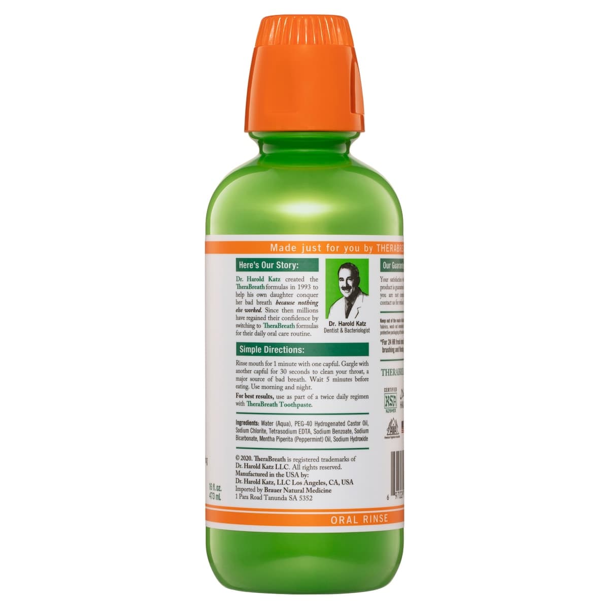 Thumbnail TheraBreath Fresh Breath Oral Rinse Mild Mint 473ml