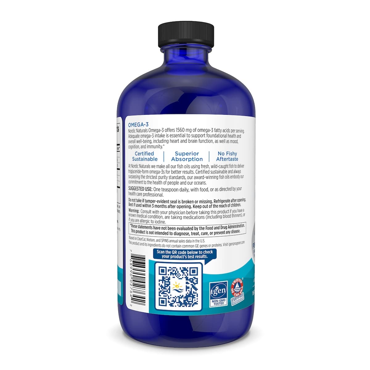 Thumbnail Nordic Naturals Omega-3 Lemon Liquid 473ml