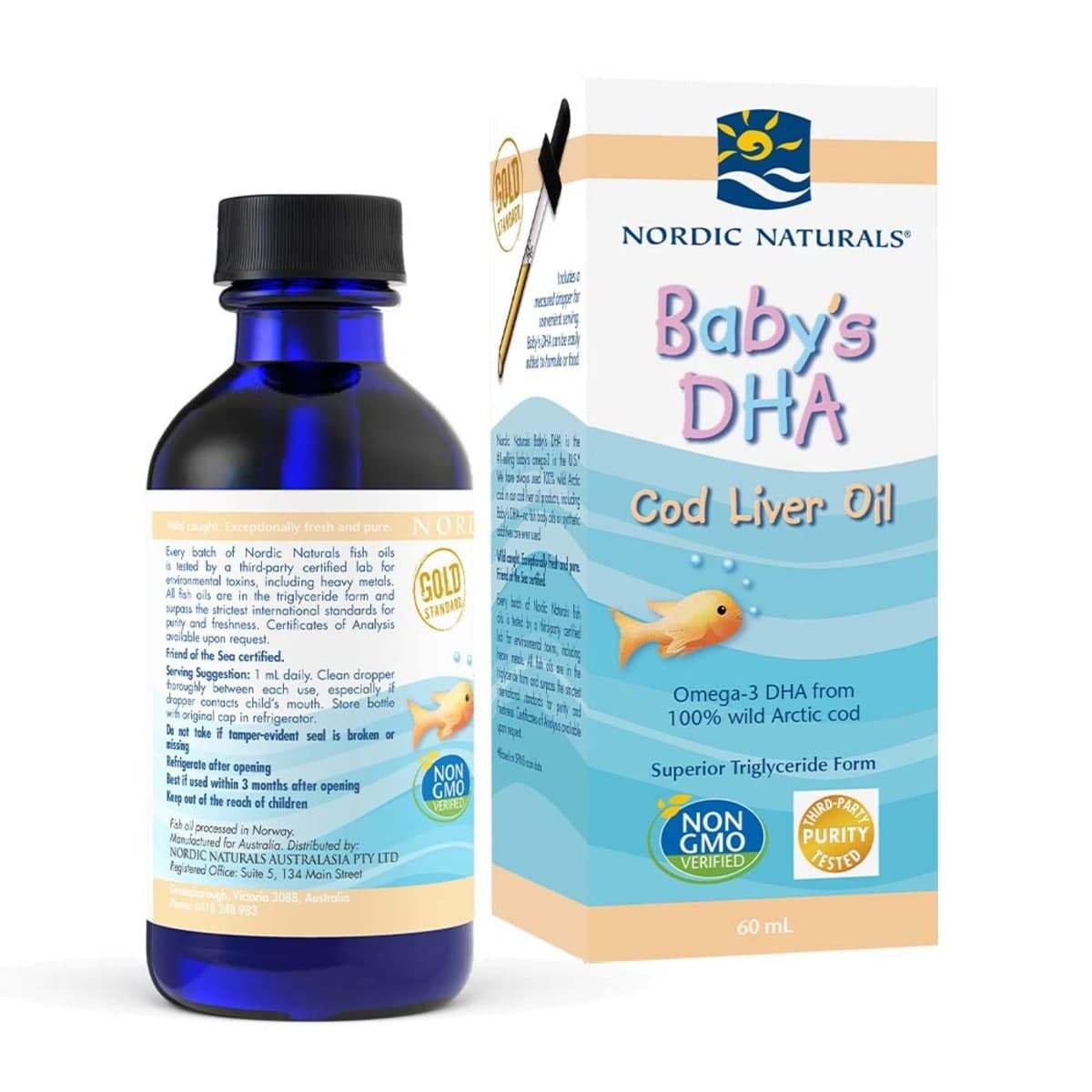 Thumbnail Nordic Naturals Babys DHA Cod Liver Oil 60ml