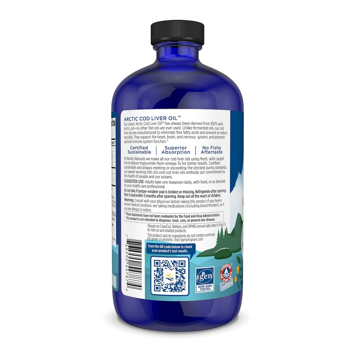 Thumbnail Nordic Naturals Arctic Cod Liver Oil Orange 473ml