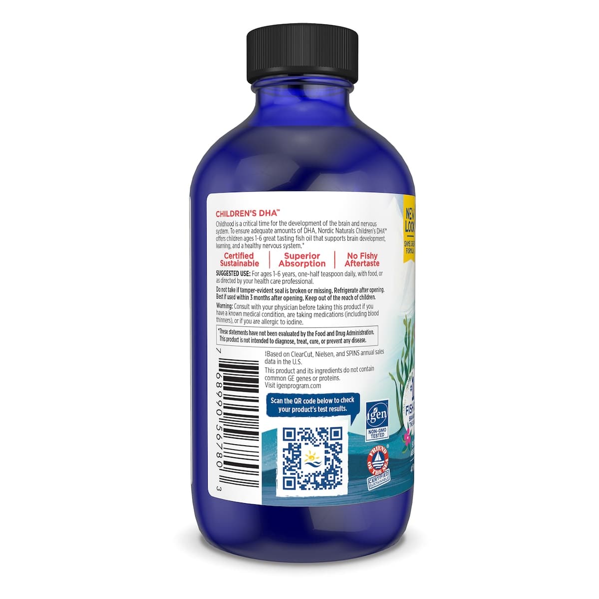 Thumbnail Nordic Naturals Children's Omega 3 Fish Oil DHA Strawberry 119ml