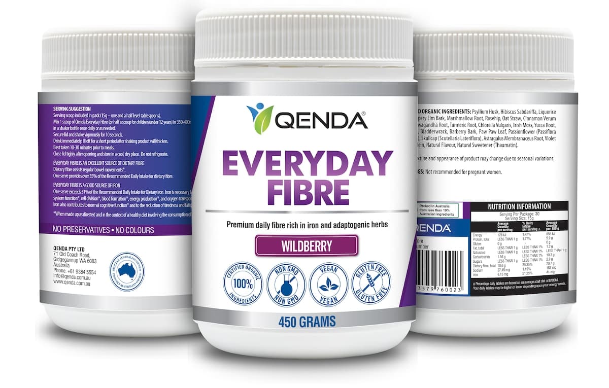 Thumbnail Qenda Everyday Fibre Wildberry 450g